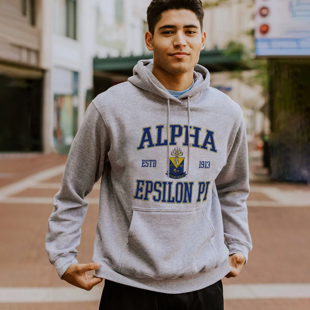 AEPi Classic Crest Hoodie