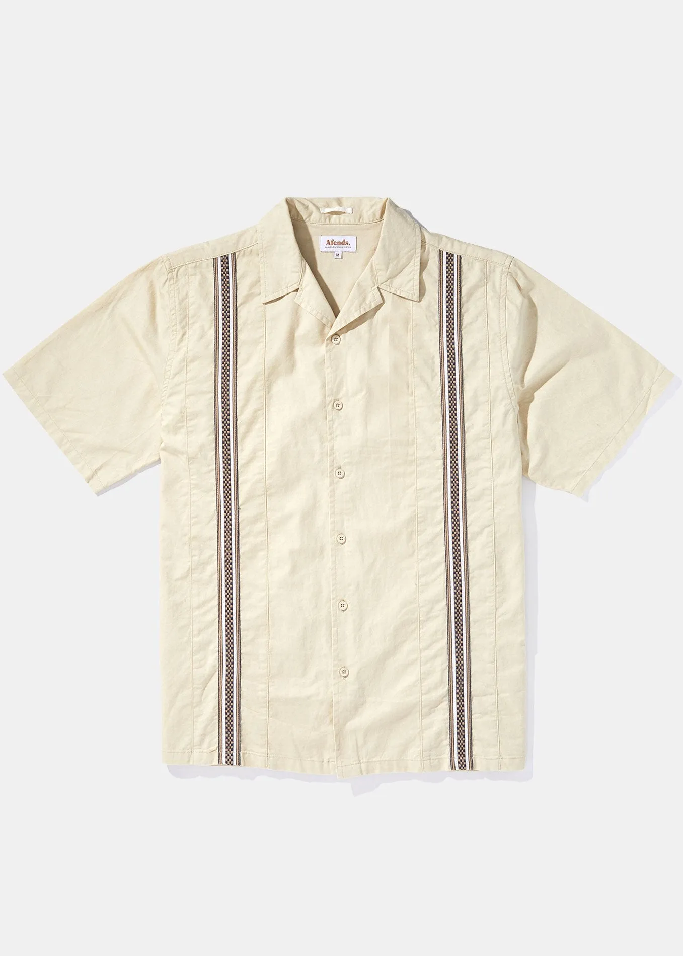 Afends Mens Down The Line - Short Sleeve Shirt