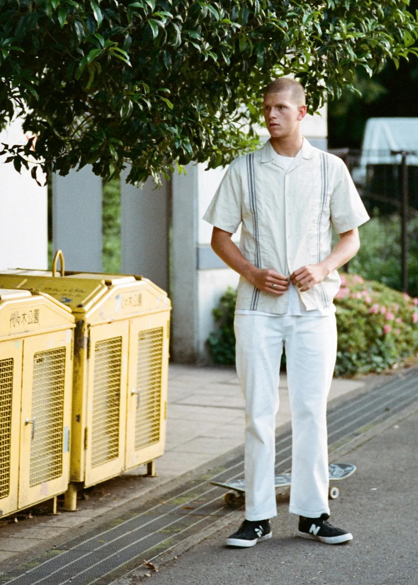 Afends Mens Down The Line - Short Sleeve Shirt