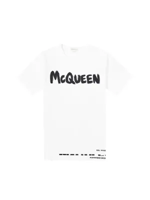 ALEXANDER MCQUEEN GRAFITTI LOGO TEE