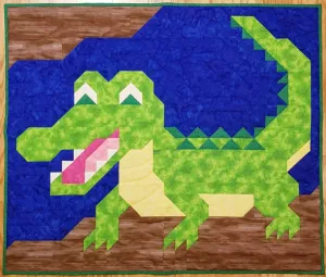 Alligator Quilt CQ-137e - Downloadable Pattern