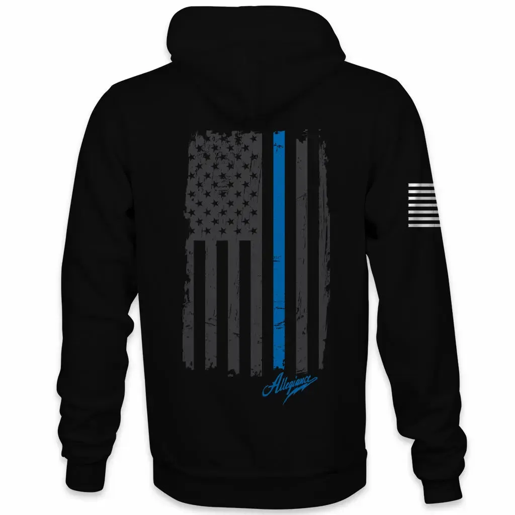 Back the Blue Back Hit Hoodie