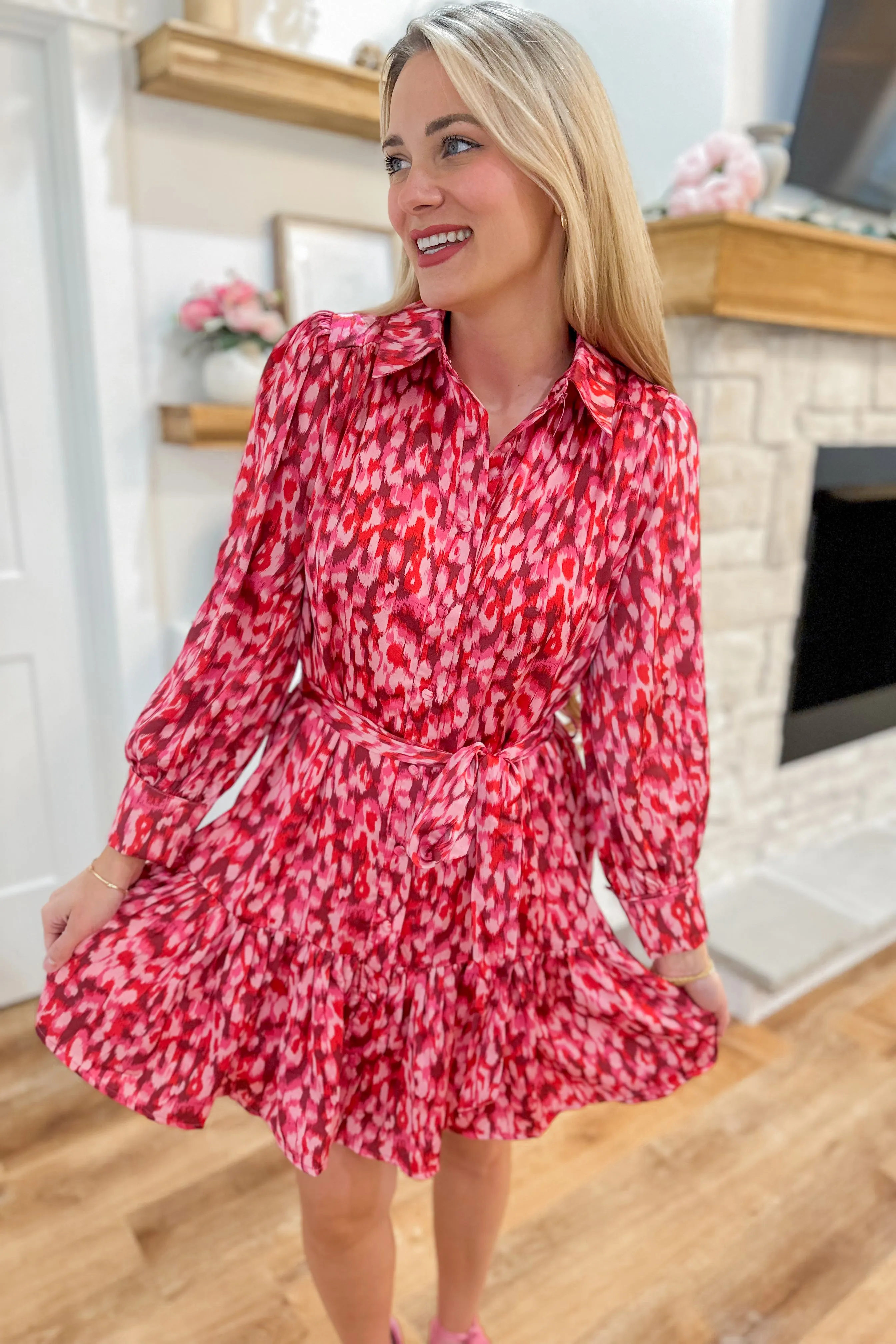 Barry Floral Print Long Sleeve Dress *FINAL SALE*