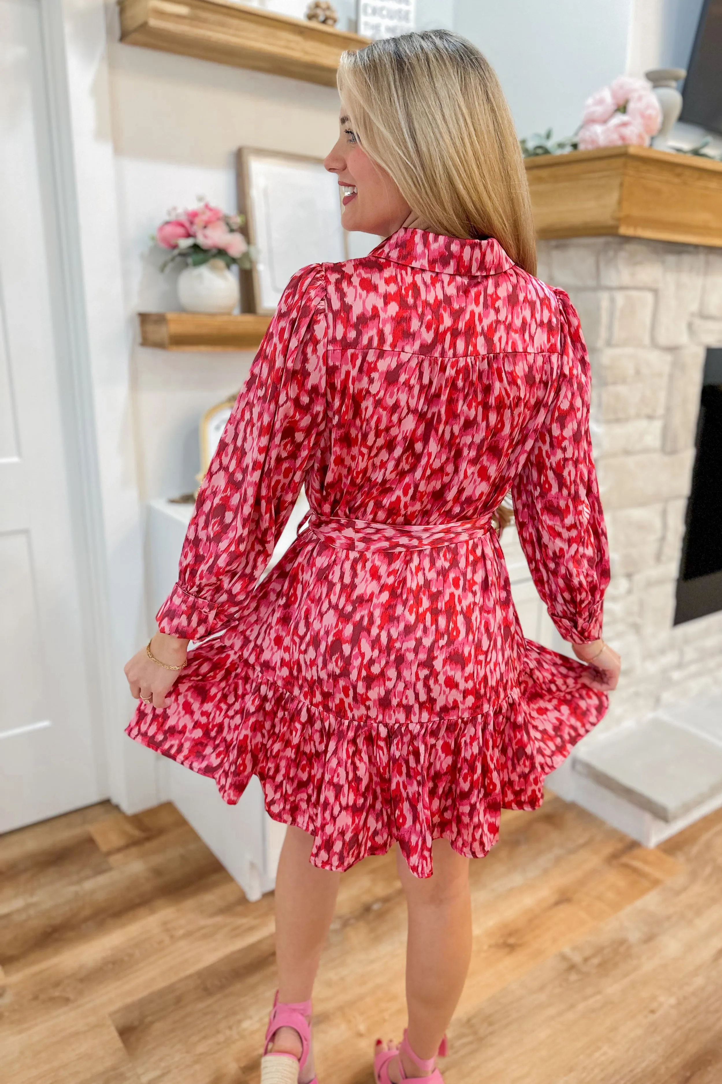 Barry Floral Print Long Sleeve Dress *FINAL SALE*