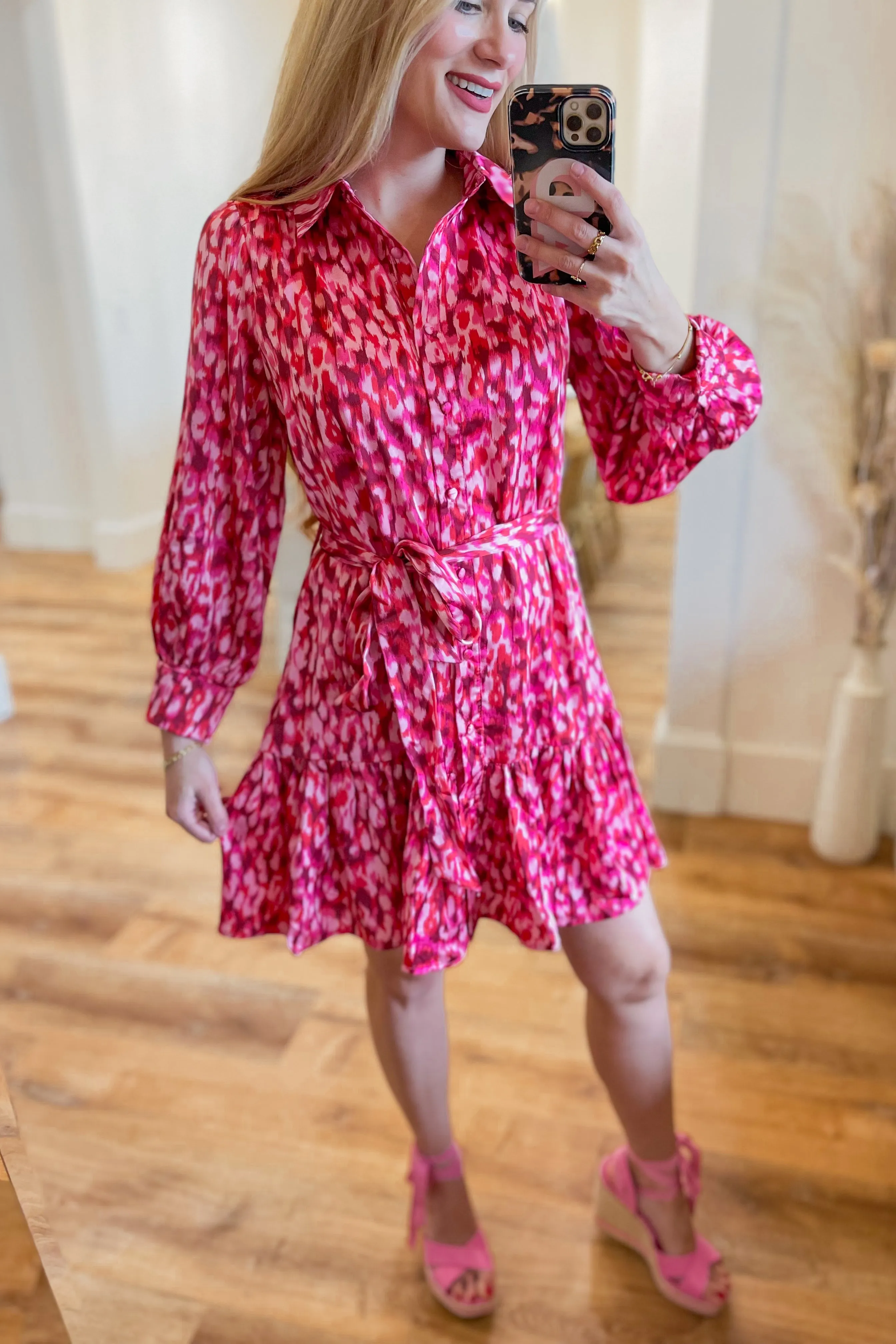 Barry Floral Print Long Sleeve Dress *FINAL SALE*