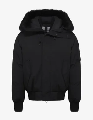 Black Short Down Parka Jacket