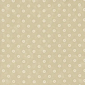 Blackbirds Nest -59752-21- Tan Tonal - Daisies and Dots