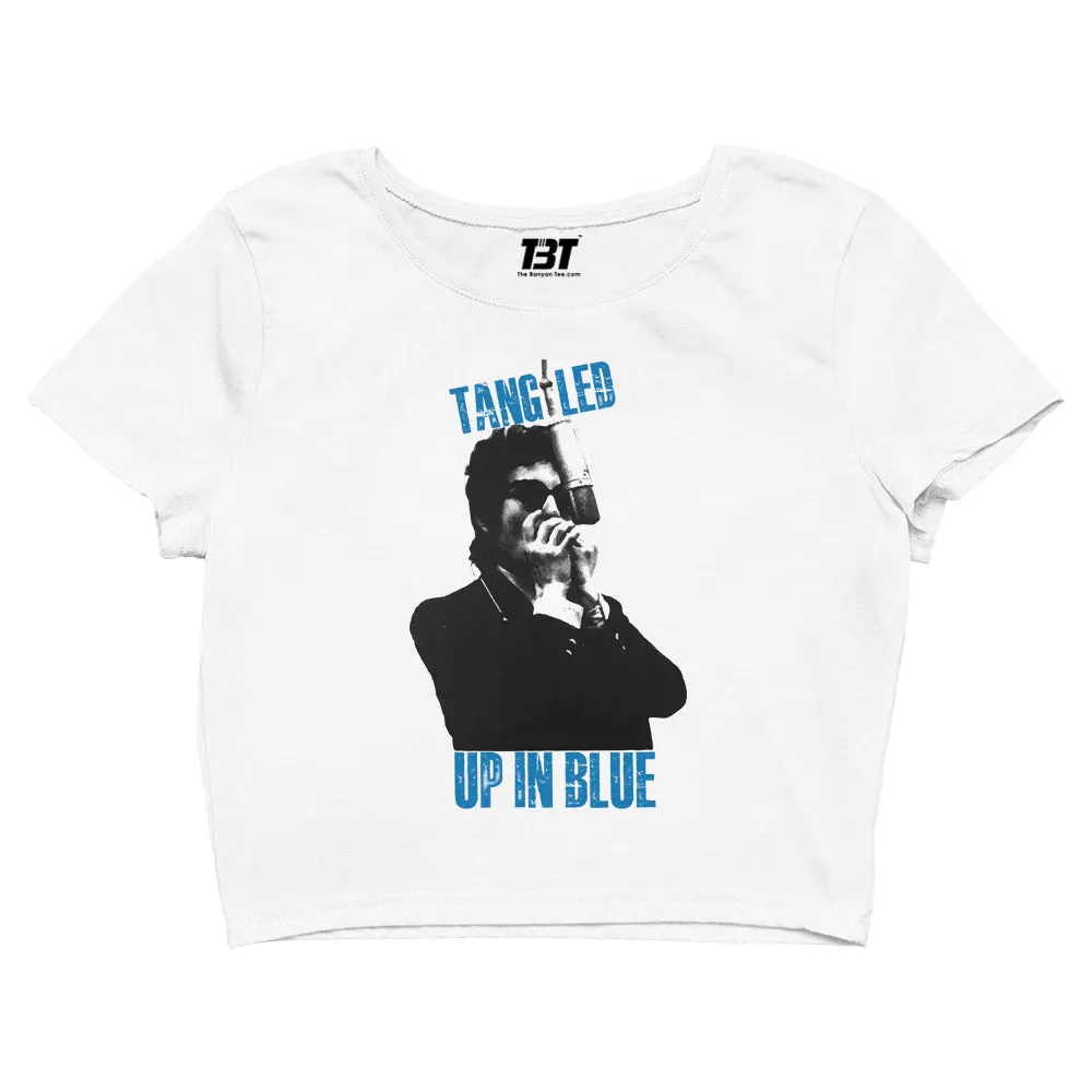 Bob Dylan Crop Top - Tangled Up In Blue