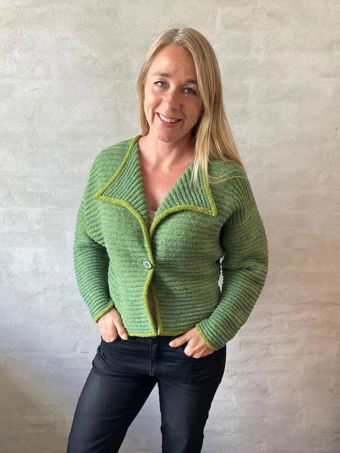 Butterfly short jacket by Hanne Falkenberg, knitting pattern