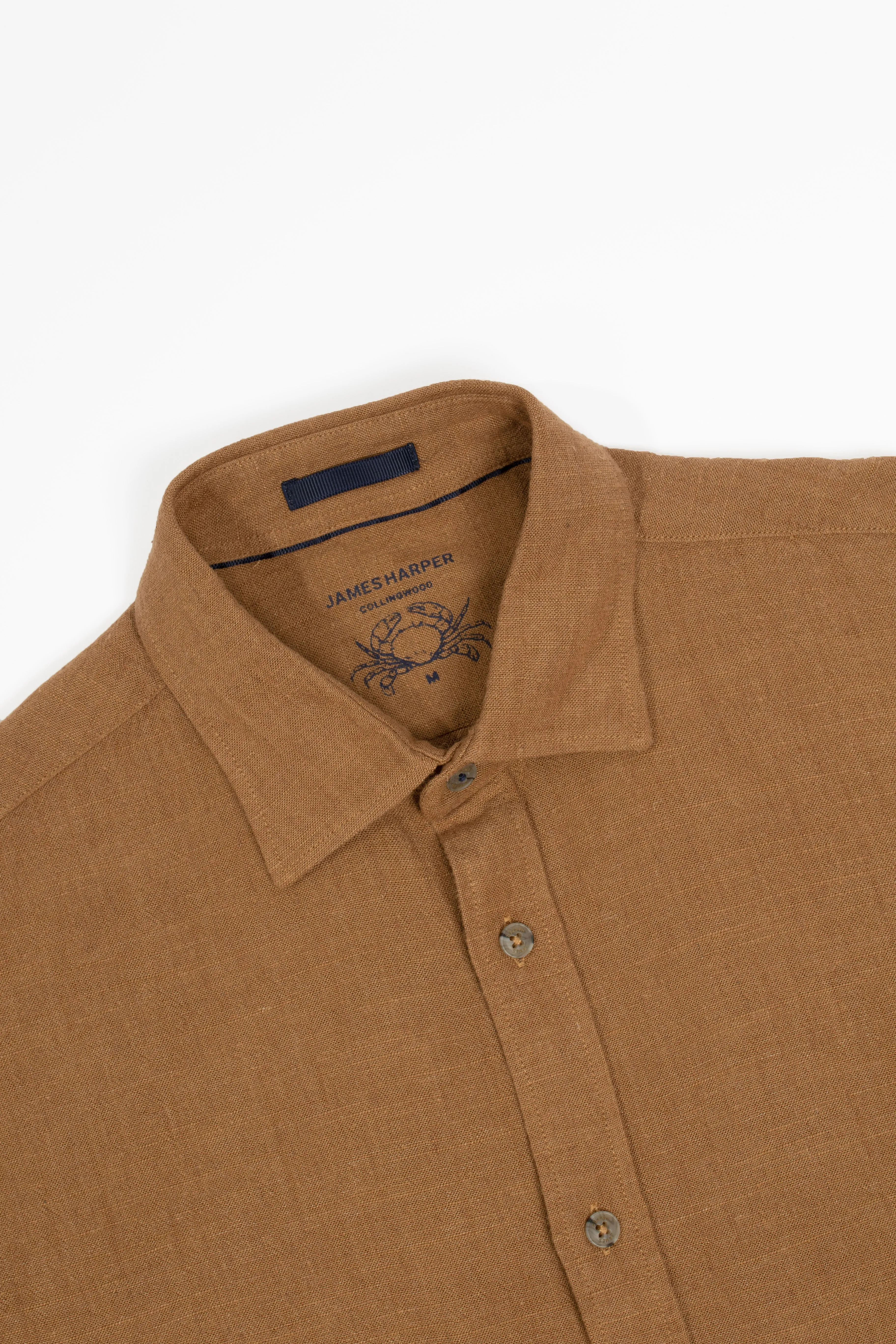 Cinnamon Linen Viscose Shirt