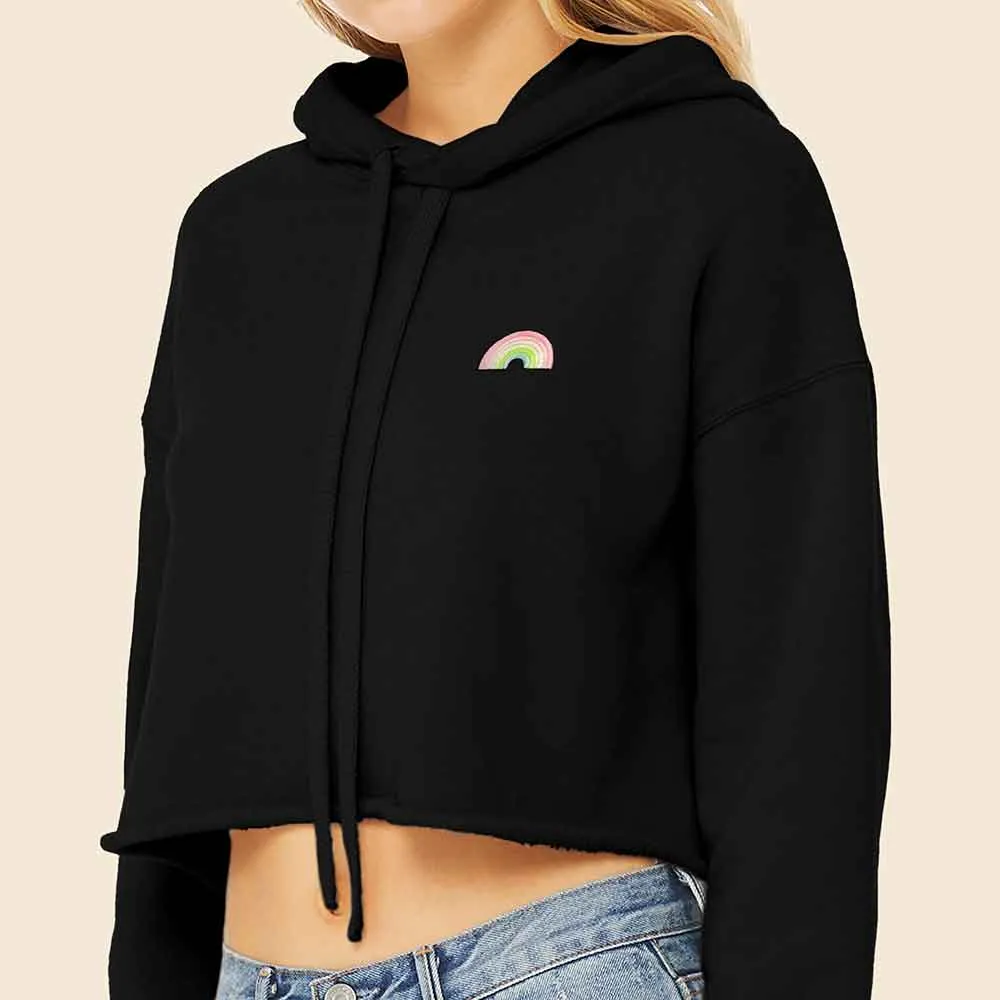 Dalix Rainbow Cropped Hoodie (Glow in the Dark)