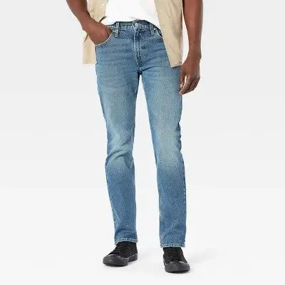 DENIZEN from Levi's Men's 216 Low Rise Slim Fit Full Slim-Fit Jeans Heavyweight