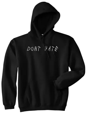 Dont Hate Mens Pullover Hoodie