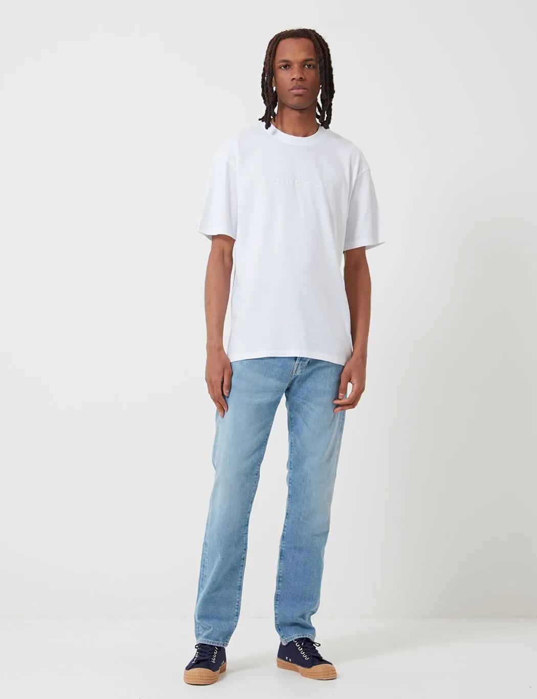 Edwin ED-80 Slim Tapered Jeans - Blue, Arisu Wash