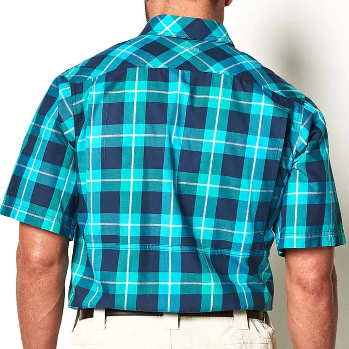 Gameguard Men's Plaid Rvr Blue Shirt