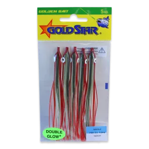 Gold Star Squid #35 Needlefish 4-1/4", Glow Army Truck NG60R