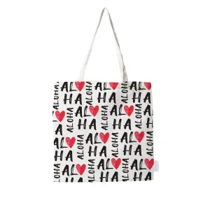 Graffiti Aloha Hearts Tote