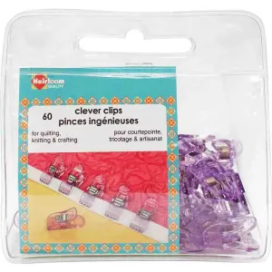 Heirloom Clever Clips - 60pcs