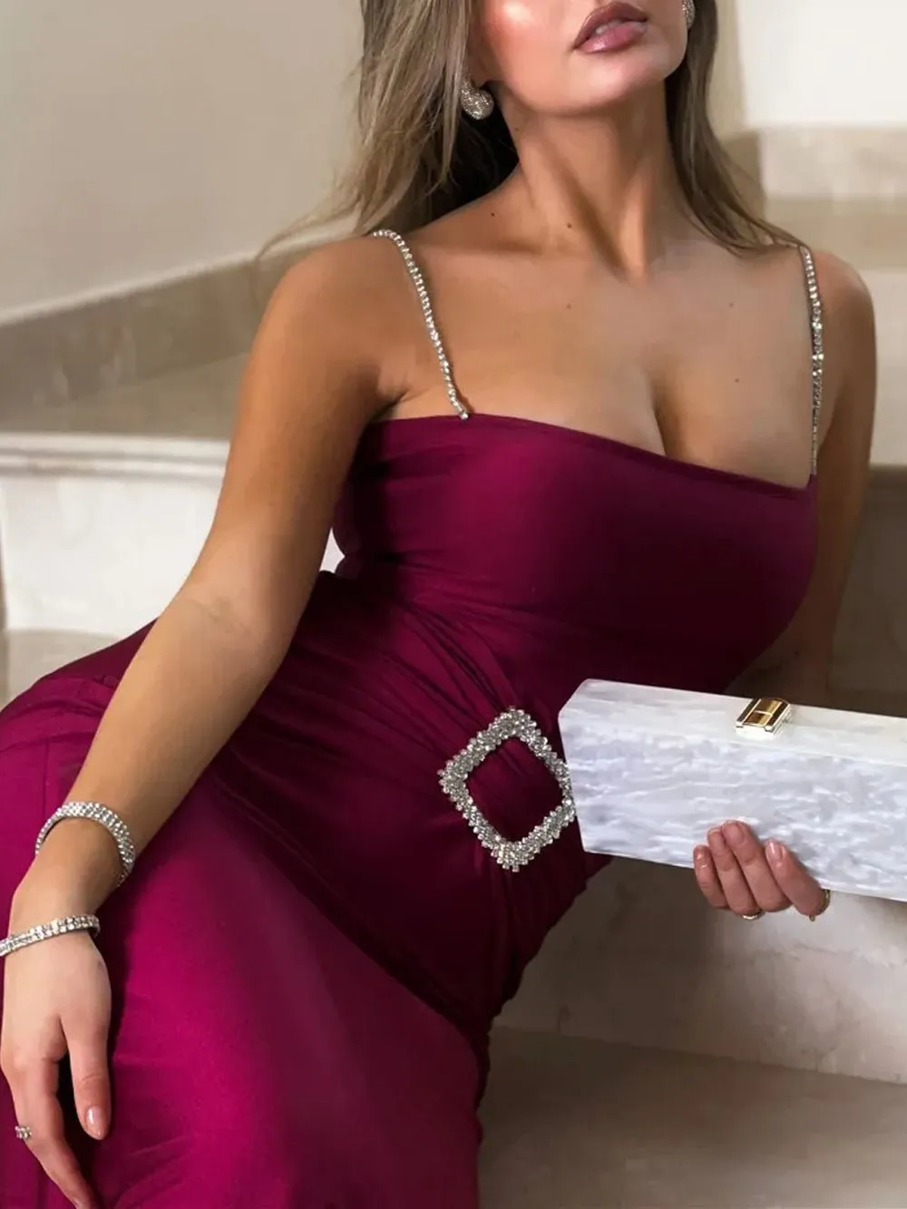 Kiara Backless Bodycon Maxi Dress