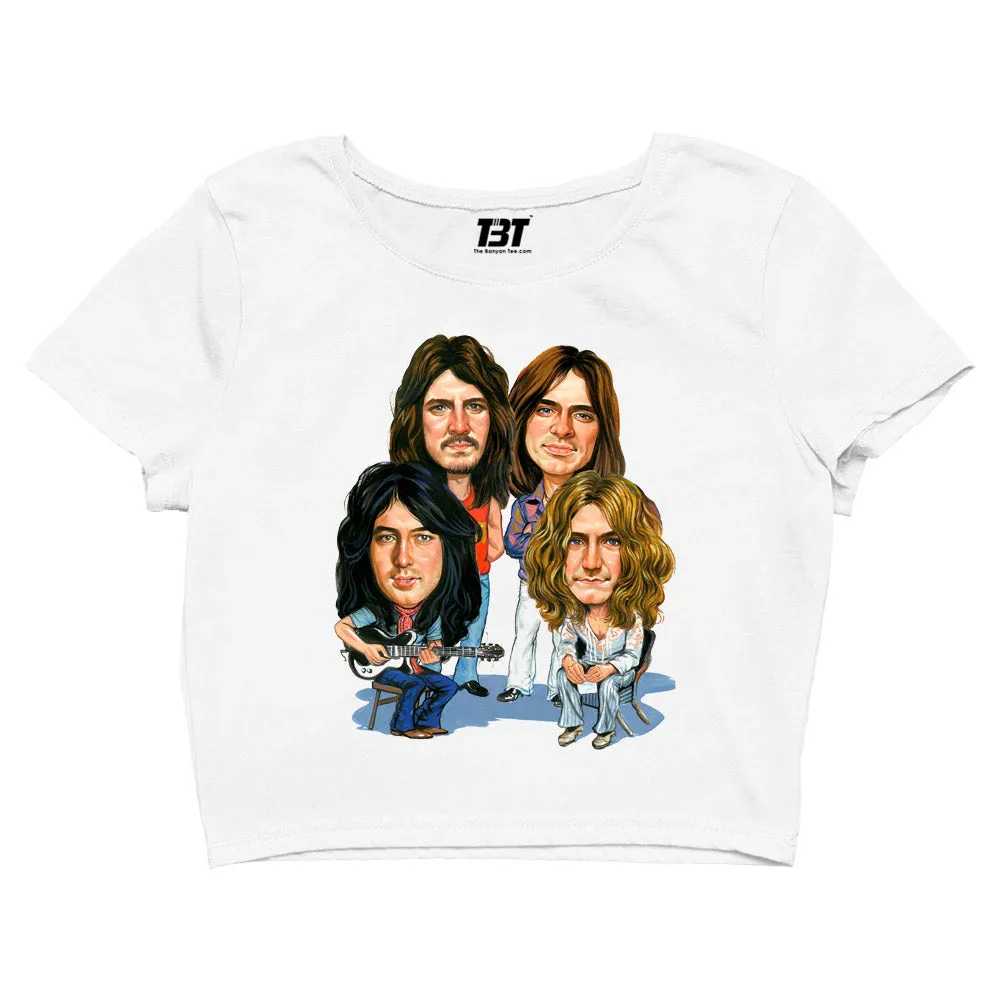 Led Zeppelin Crop Top - The Rock Legends