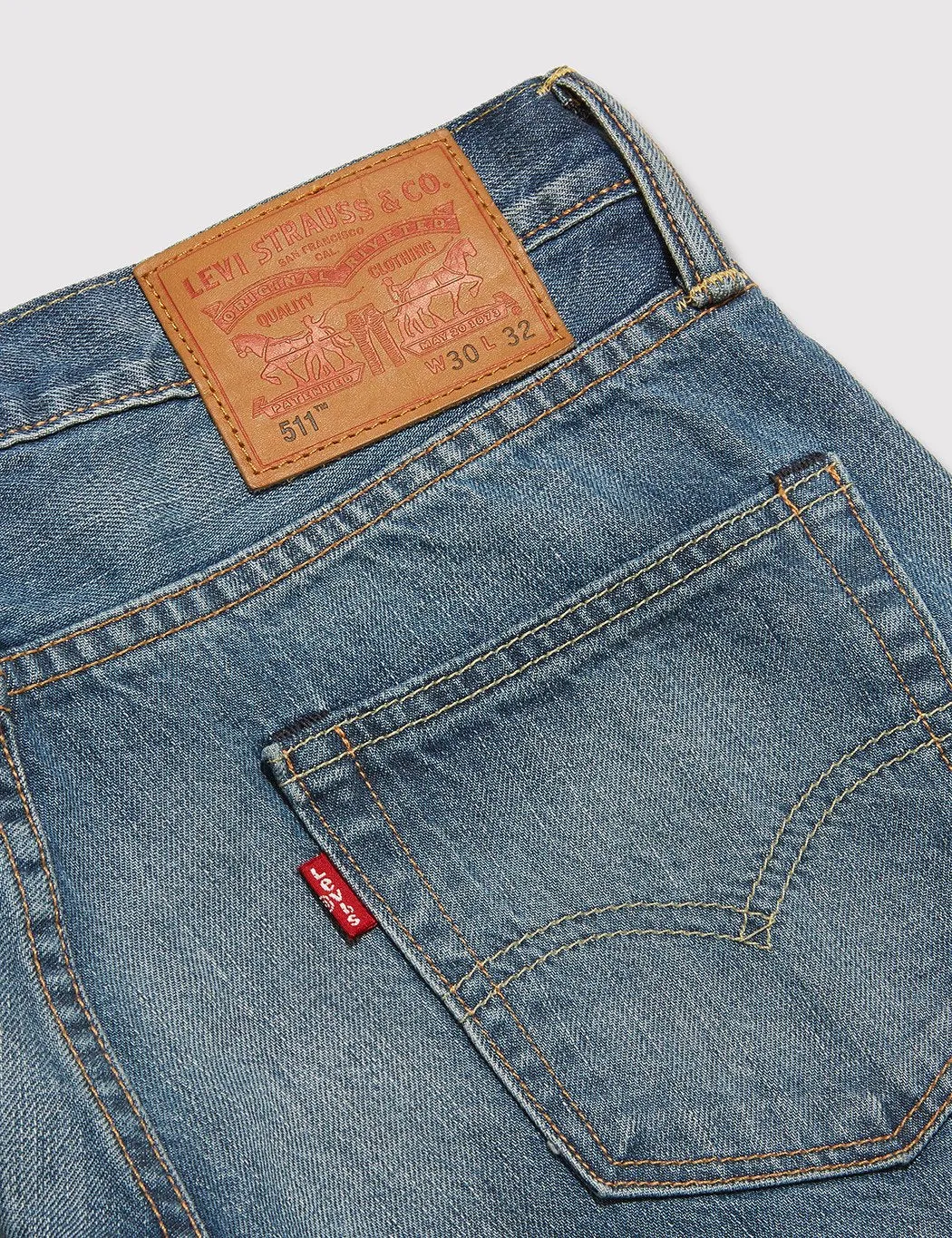 Levis 511 Selvedge Jeans (Slim) - Fender Blue