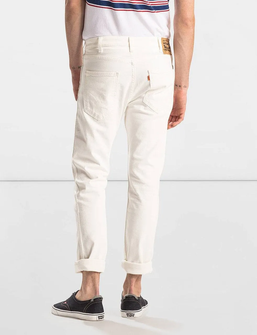 Levis Orange Tab 505C Jeans (Slim Fit) - White