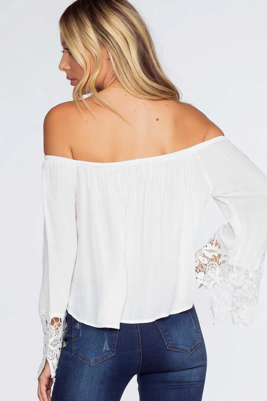 Lexi Off The Shoulder Top - White