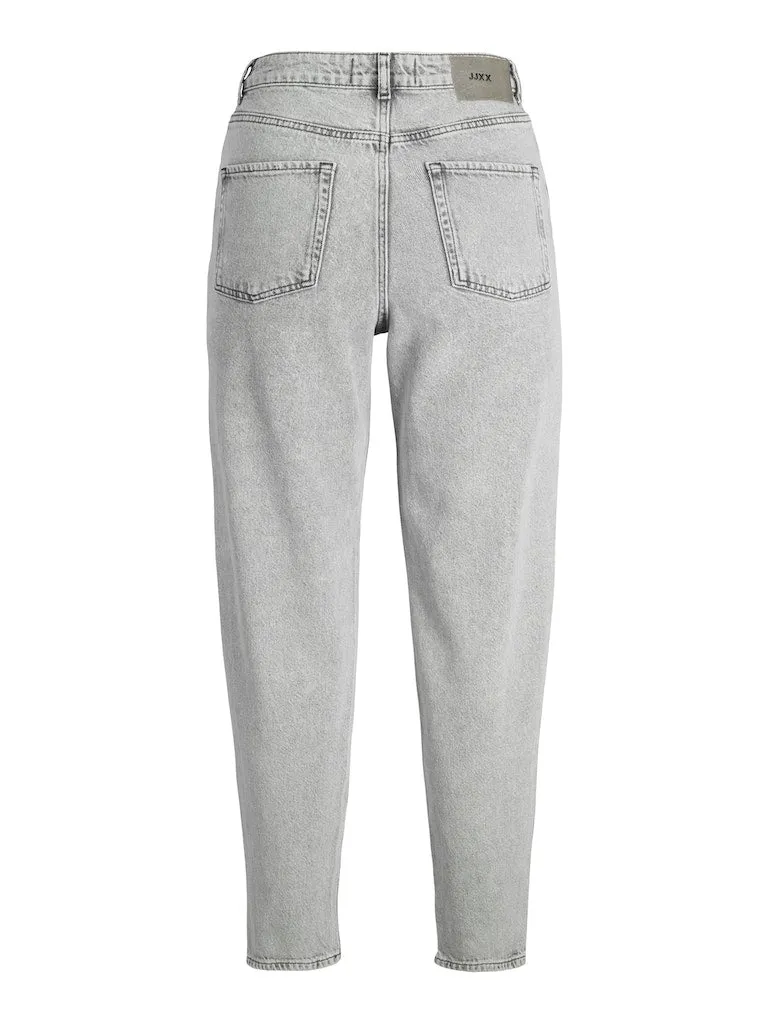 Lisbon Mom Jeans Light Grey Denim