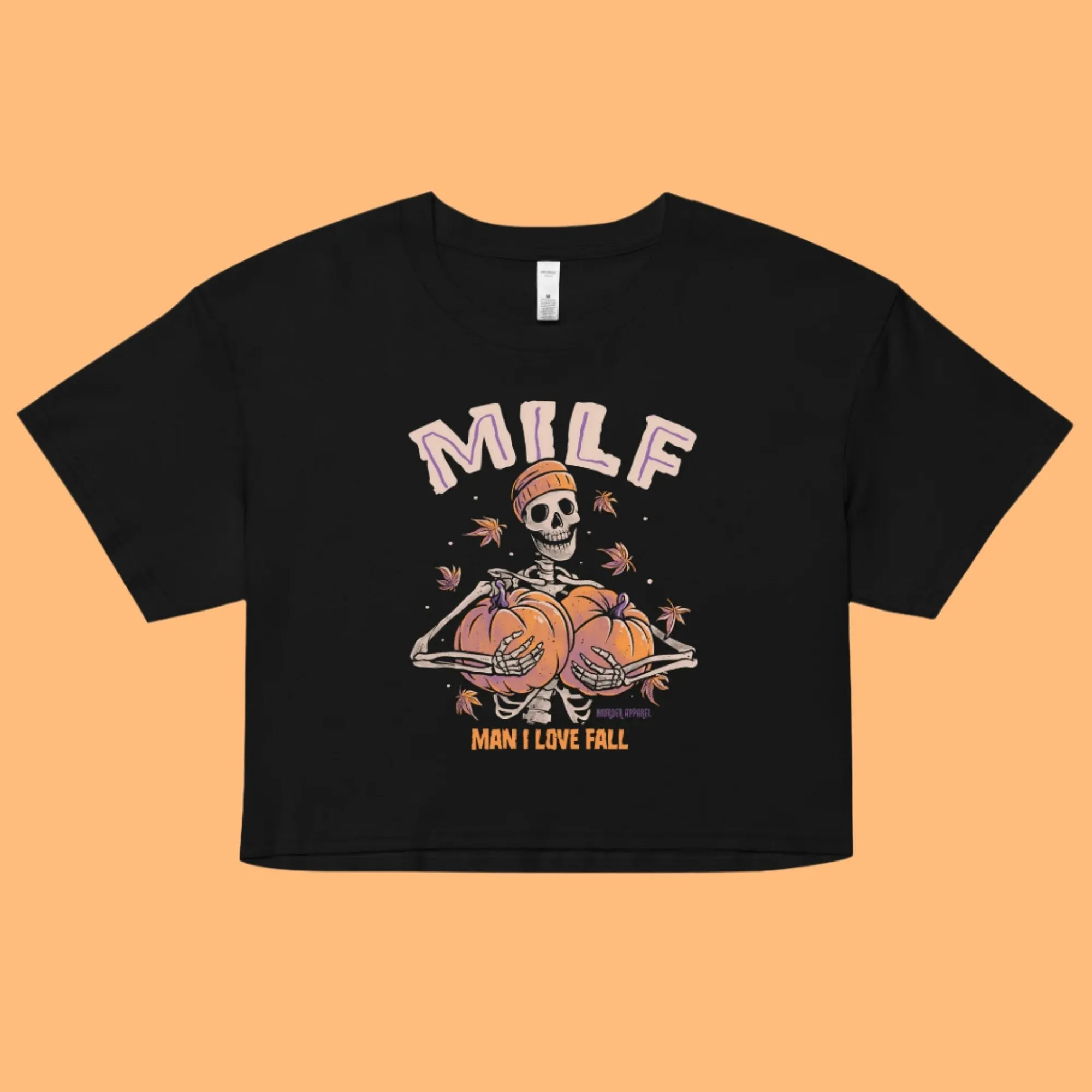 Man I Love Fall MILF Crop Top