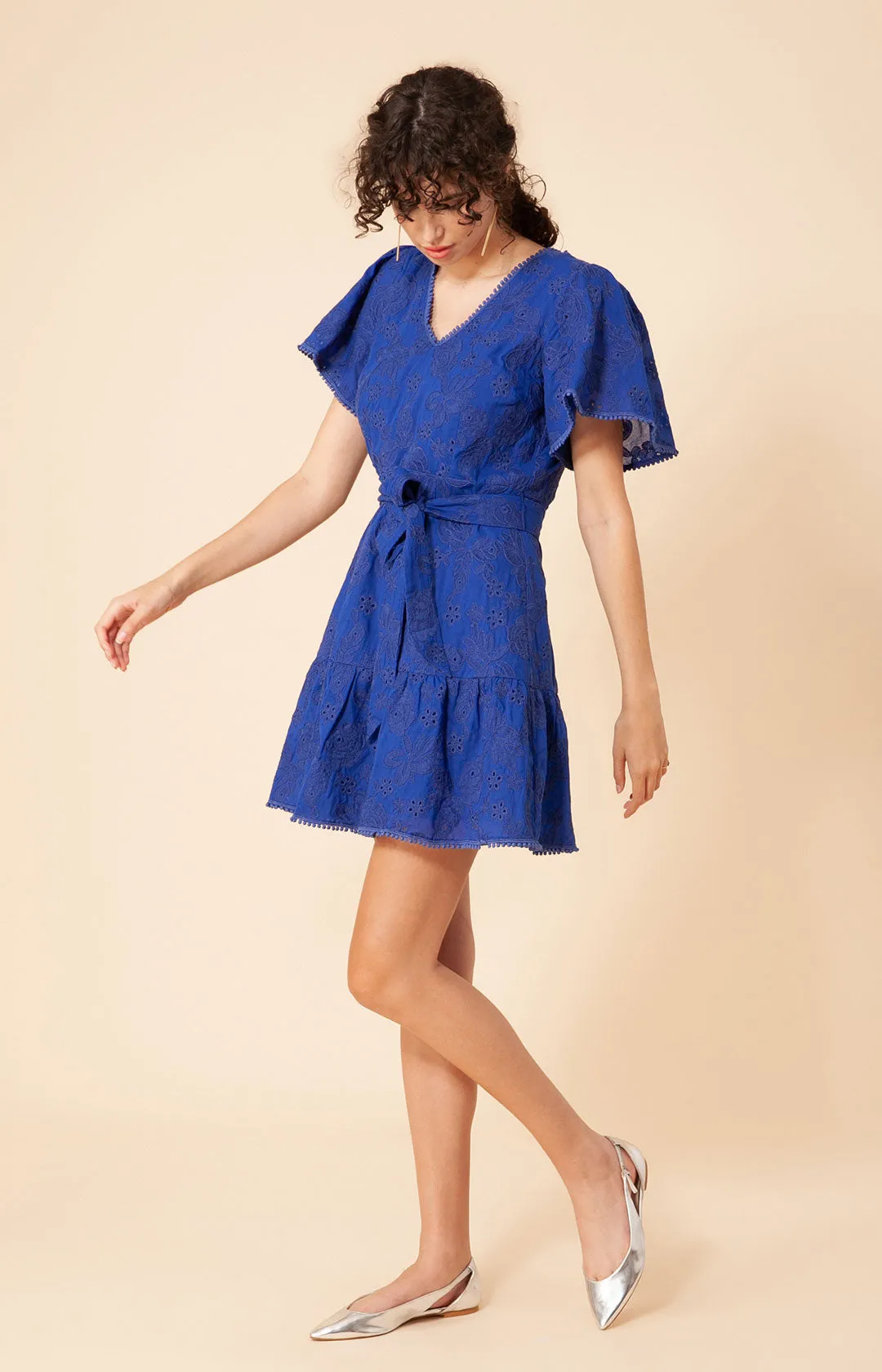 Mavis Embroidered Eyelet Dress