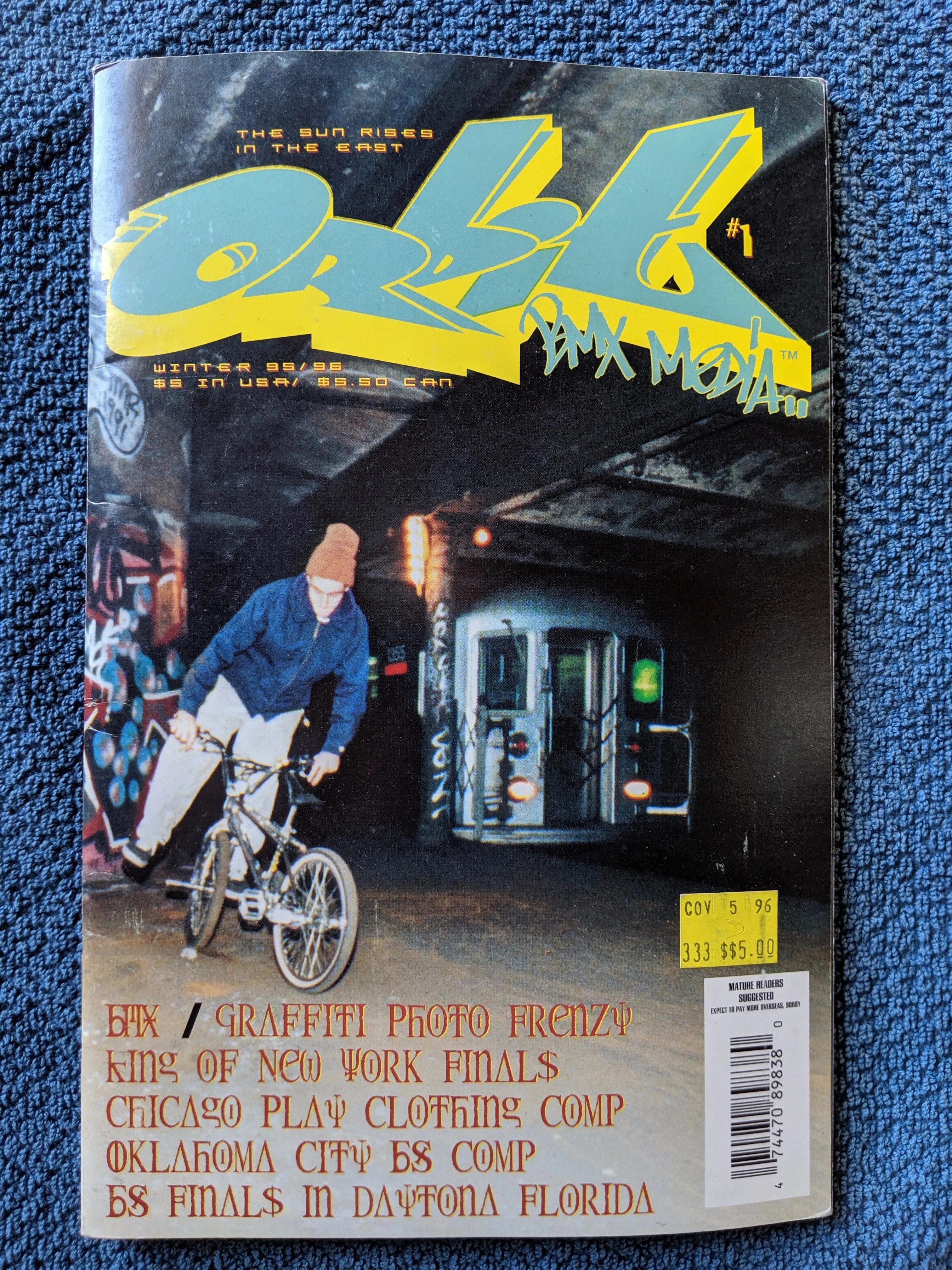 Orbit BMX Media zine winter 1995/1996