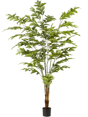 Palm Fishtail Artificial Plant Premium Faux 195cm Height