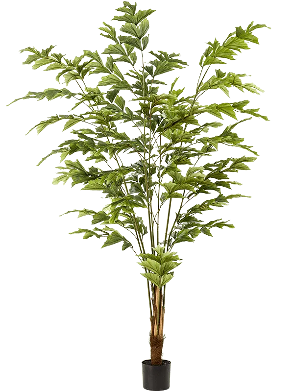 Palm Fishtail Artificial Plant Premium Faux 195cm Height