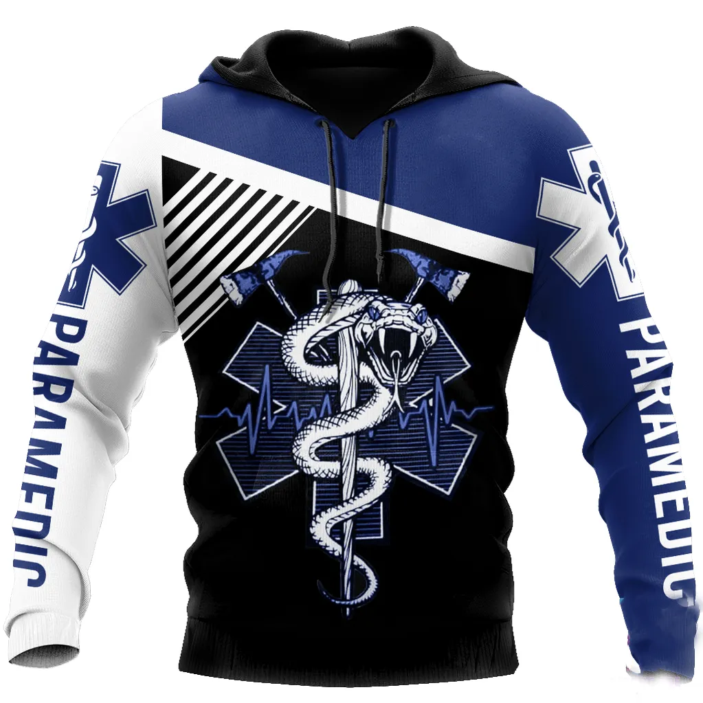 Paramedic Snake Heartbeat Sweatshirt Hoodie Shirt For Men And Women Christmas