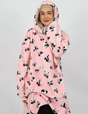 Pink Panda Blanket Jumper