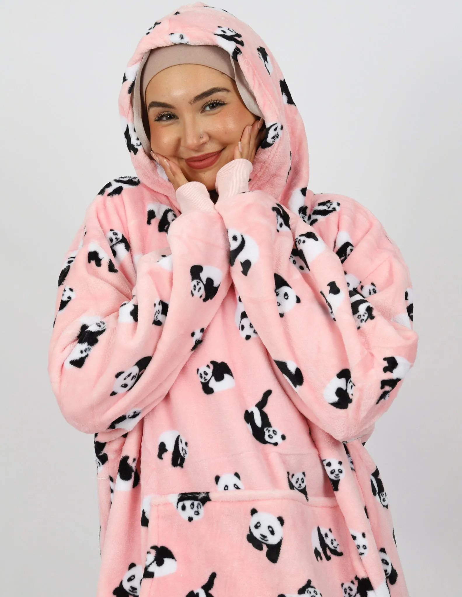 Pink Panda Blanket Jumper