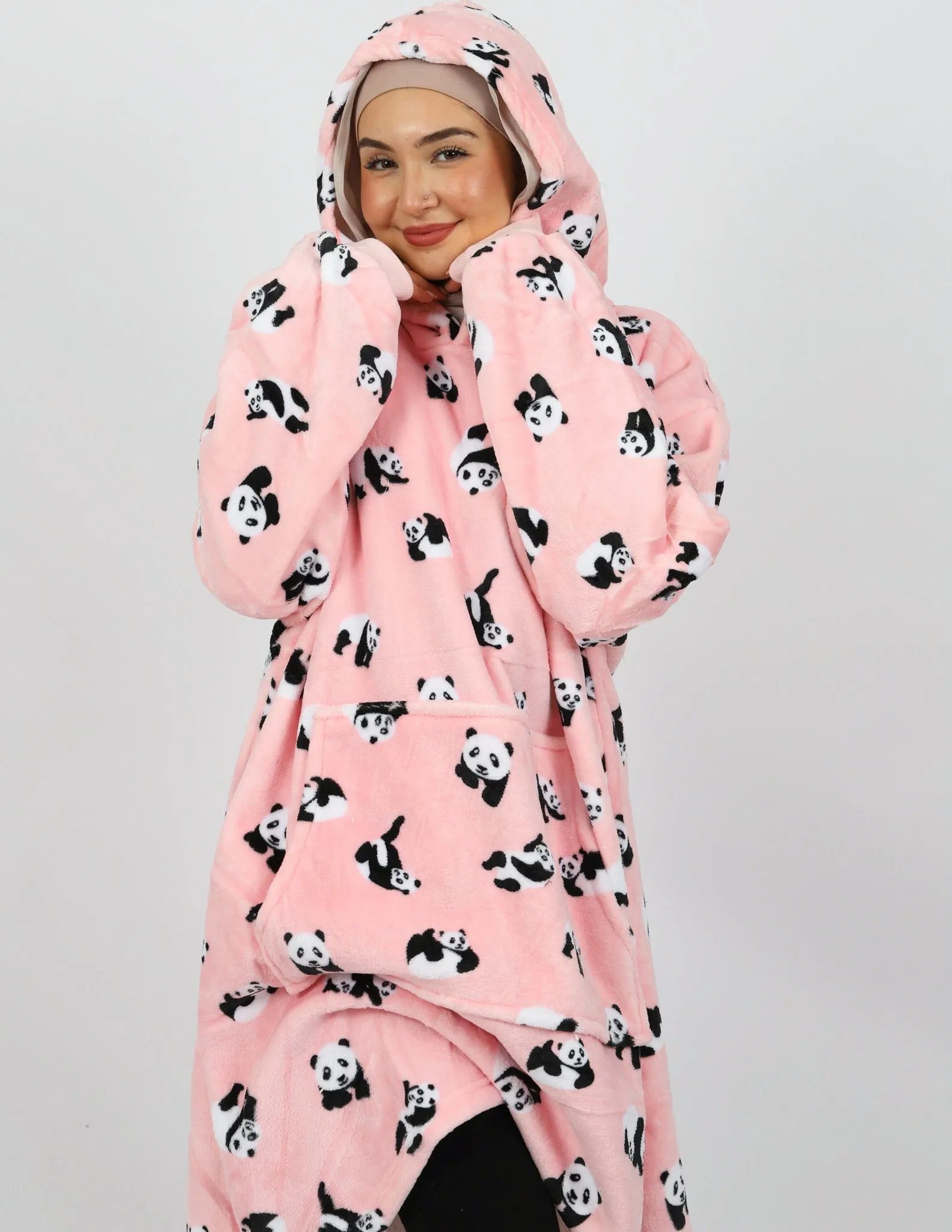 Pink Panda Blanket Jumper