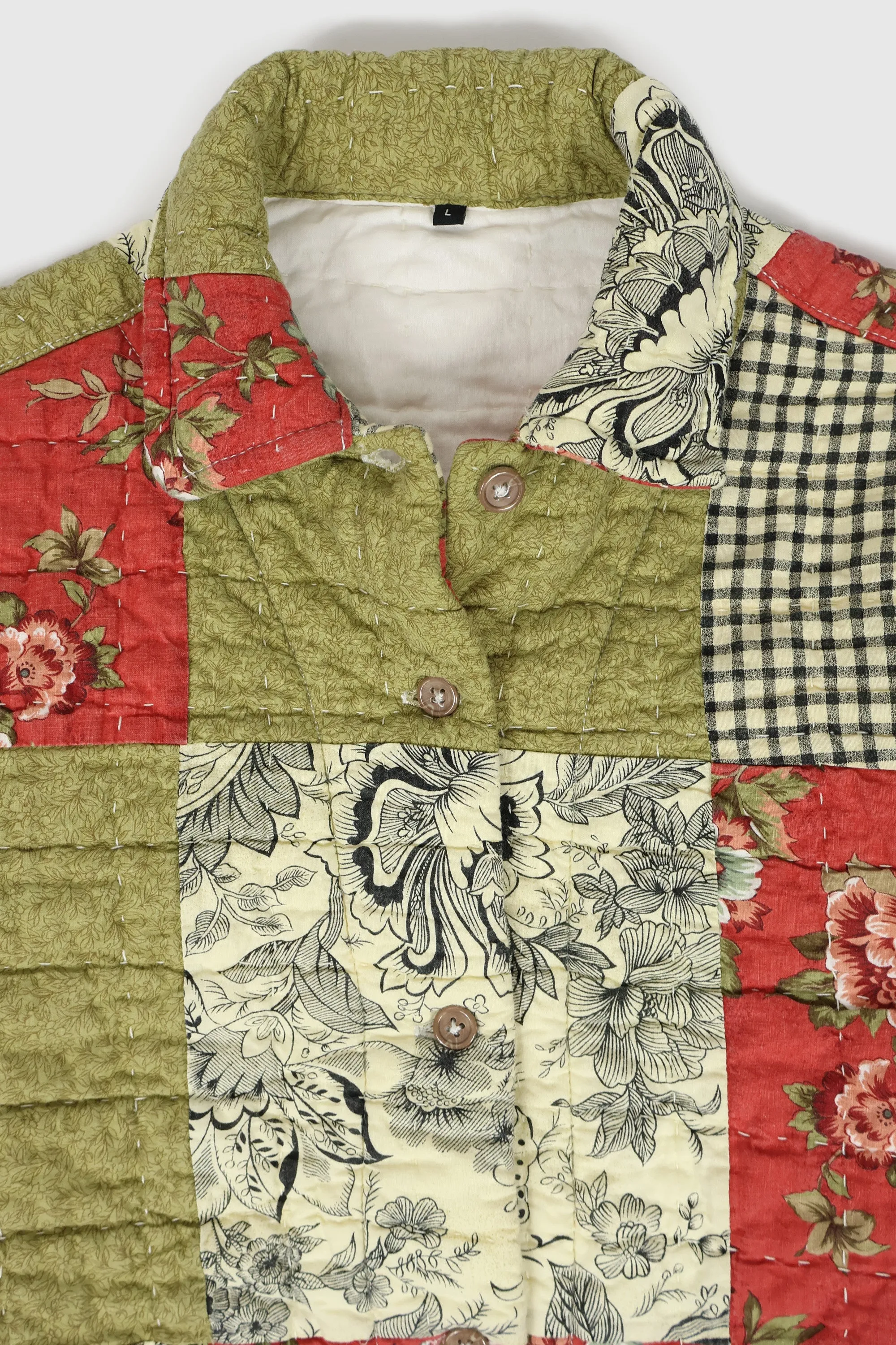 Reworked Quilt Button-Down Chore Jacket 01