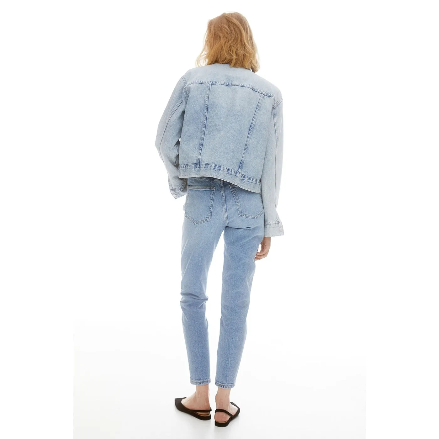 Slim Mom High Ankle Jeans