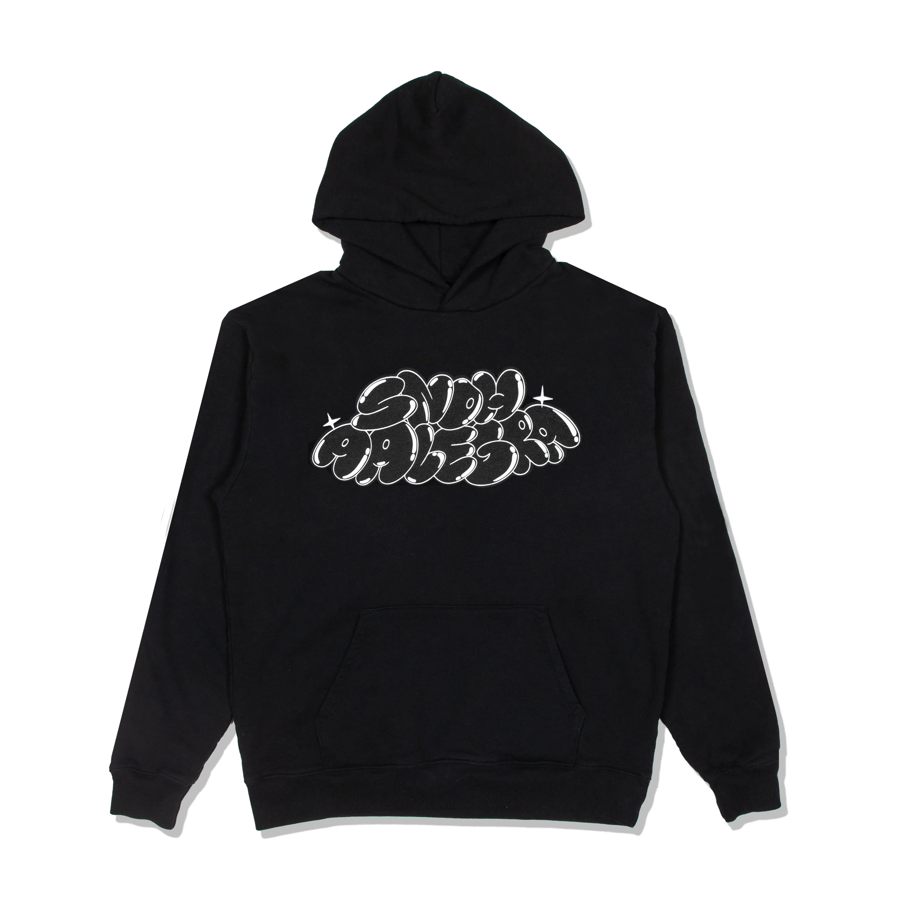 SNOH BUBBLE LOGO HOODIE (BLACK)