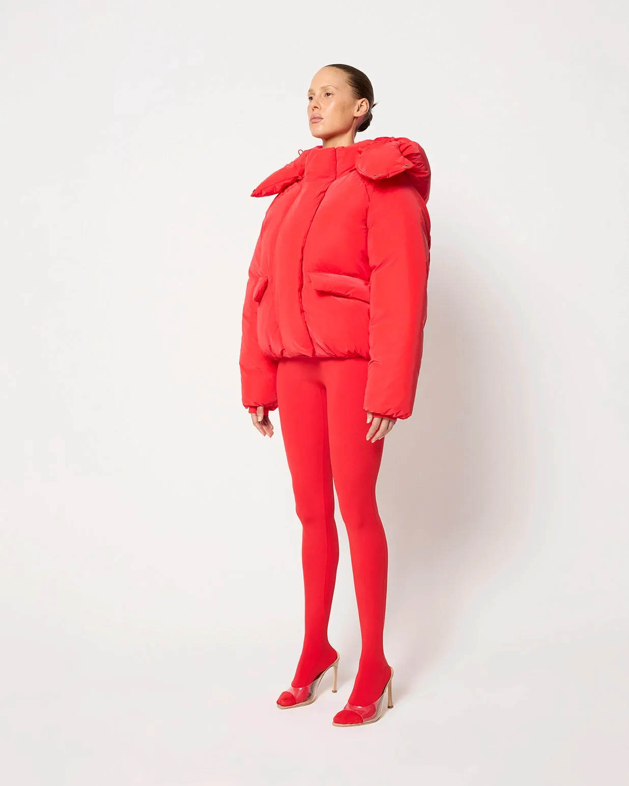 Standard Puffer Jacket | Scarlet