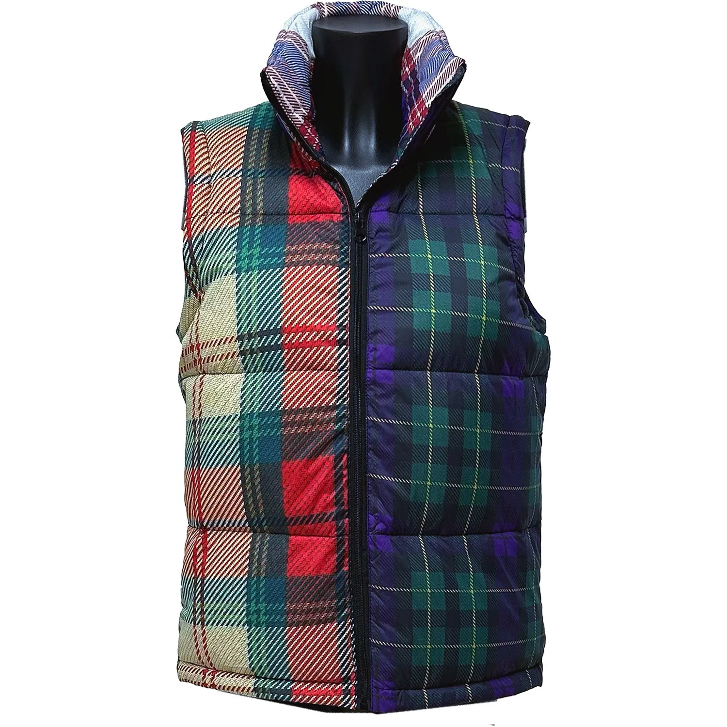 Tartan print Down Jacket sale