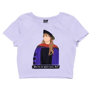 Taylor Swift Crop Top - You're On Your Own Kid