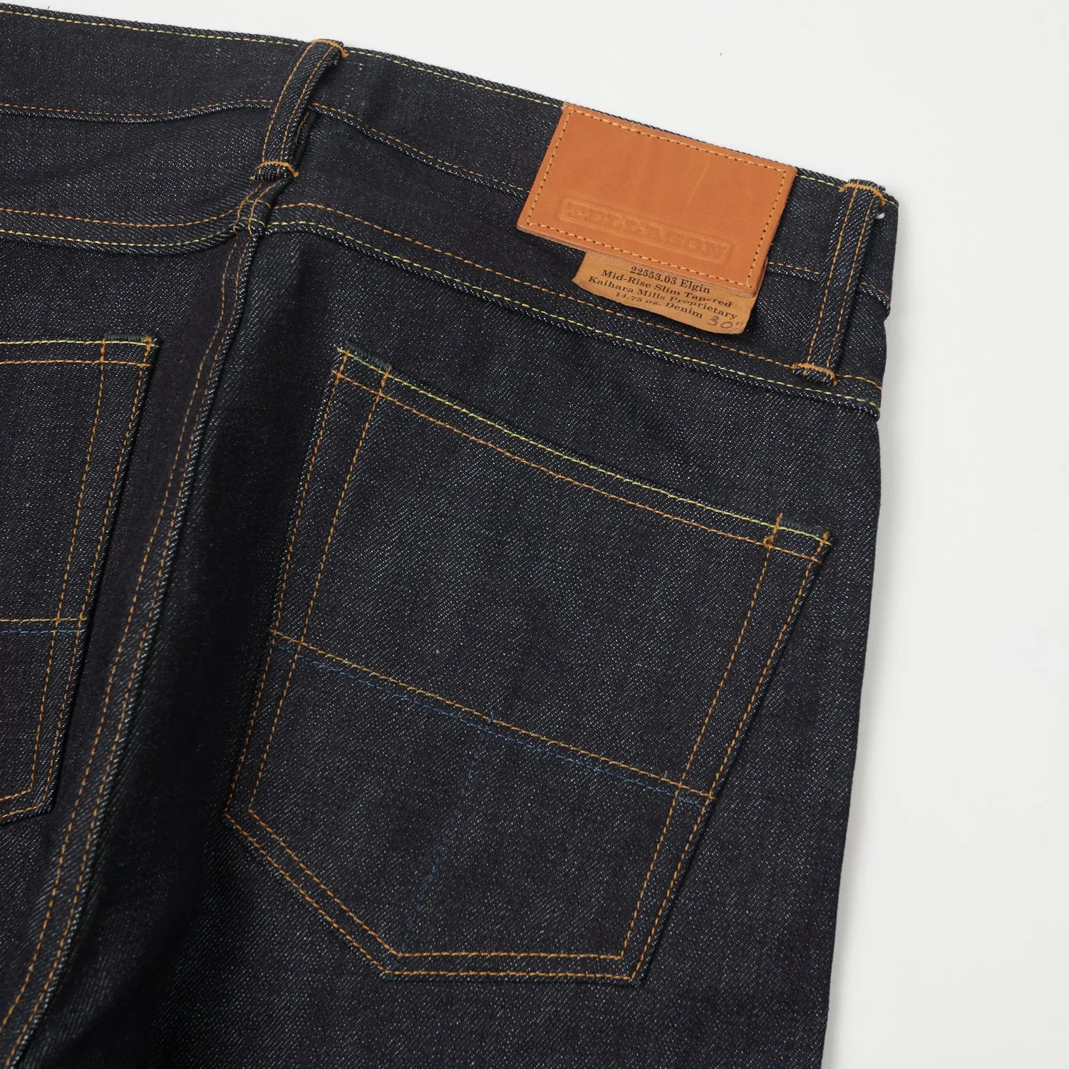 Tellason Elgin 14.75oz Slim Tapered Jean - Cone Mills