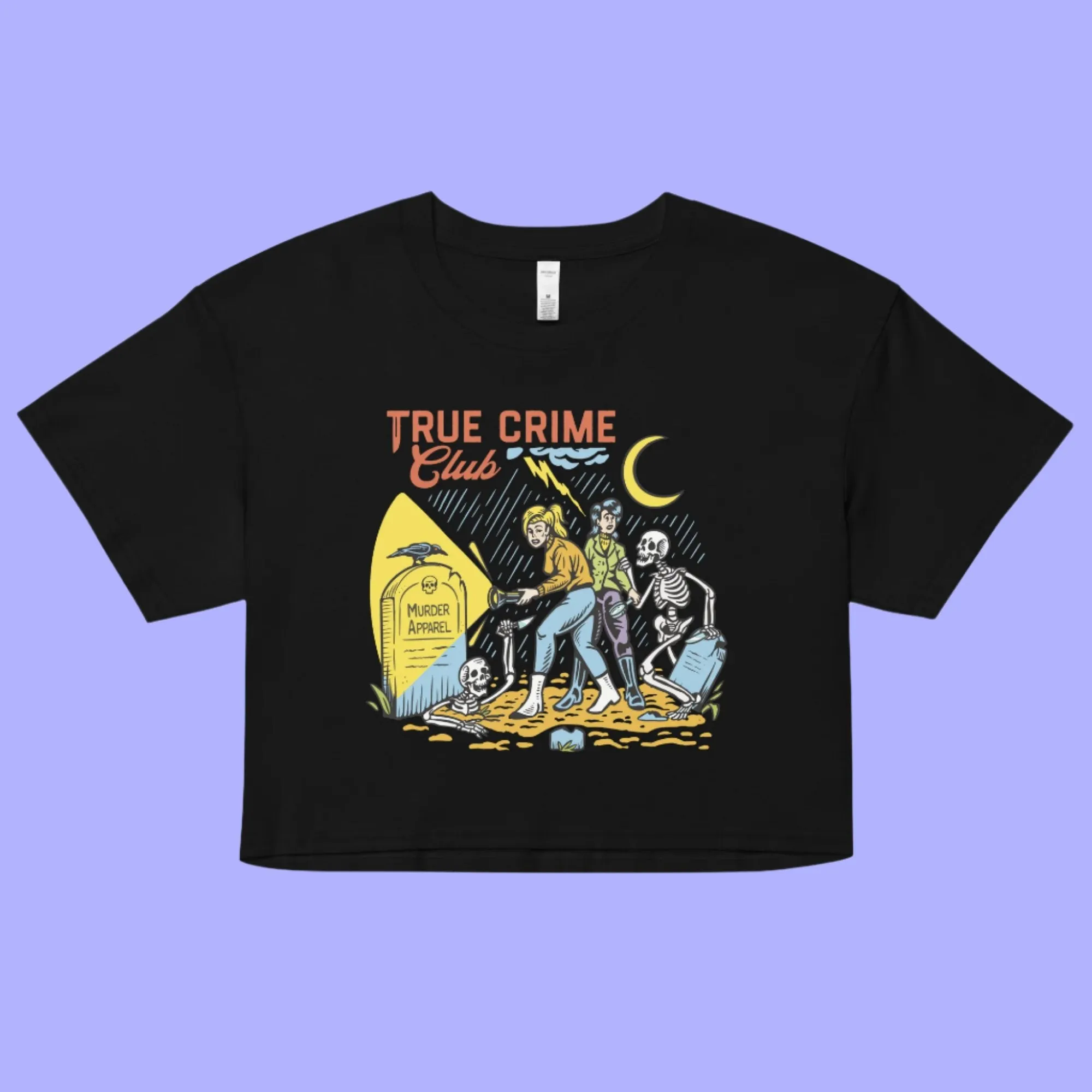 True Crime Club Retro Crop Top