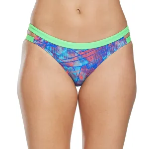 TYR - Canvas Cove Mini Bikini Ladies Bottom - Red/Turquoise/Blue