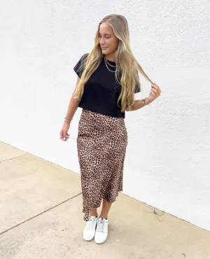 Wild Ones Leopard Print Skirt